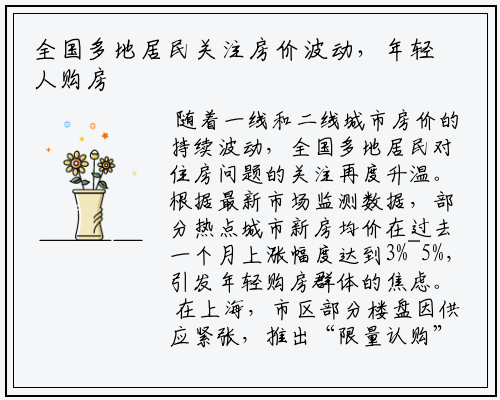 全国多地居民关注房价波动，年轻人购房压力加剧